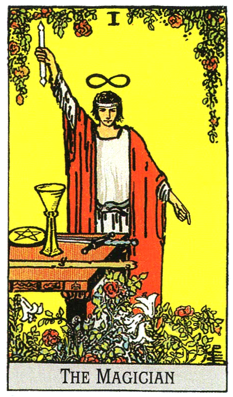 【タロット解説】1.魔術師（THE MAGICIAN）意志の力で「0」を「1」に変える創造のとき