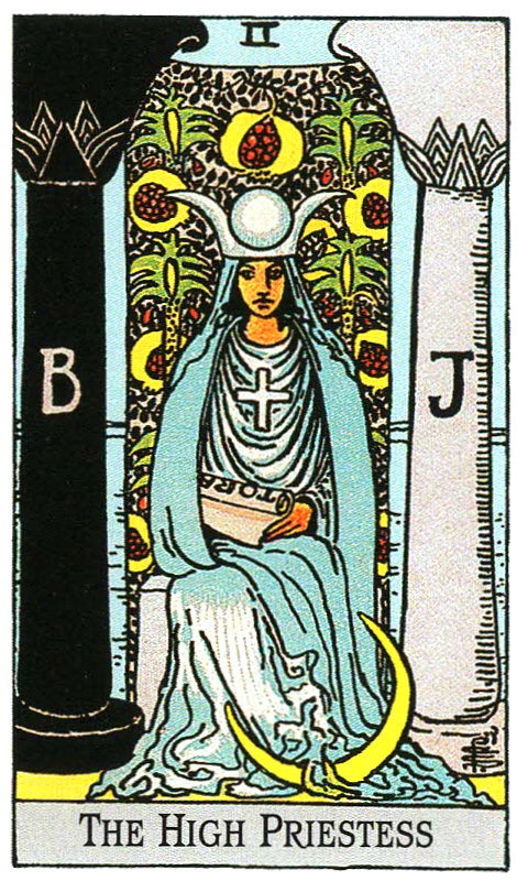【タロット解説】2.女教皇（THE HIGH PRIESTESS）静寂の中で研ぎ澄ます、直感と知性の光