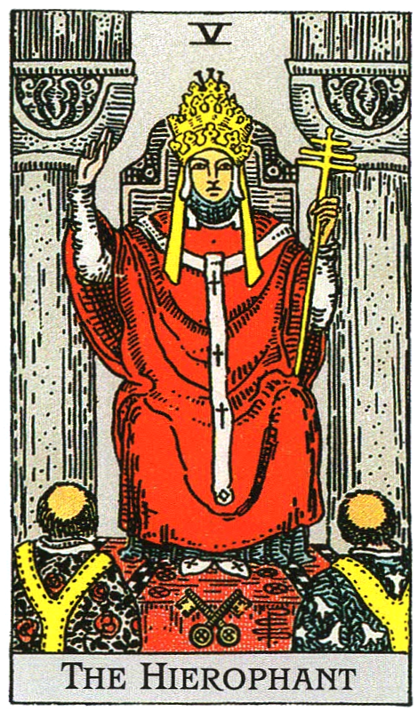 【タロット解説】5.法王（THE HIEROPHANT）慈愛の導きと、揺るぎない信頼の絆