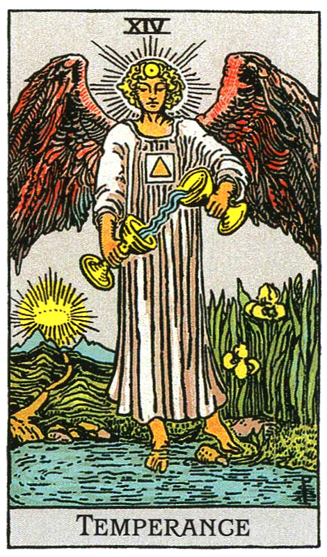 【タロット解説】14.節制（TEMPERANCE）異なるものを混ぜ合わせ、奇跡の調和を奏でる