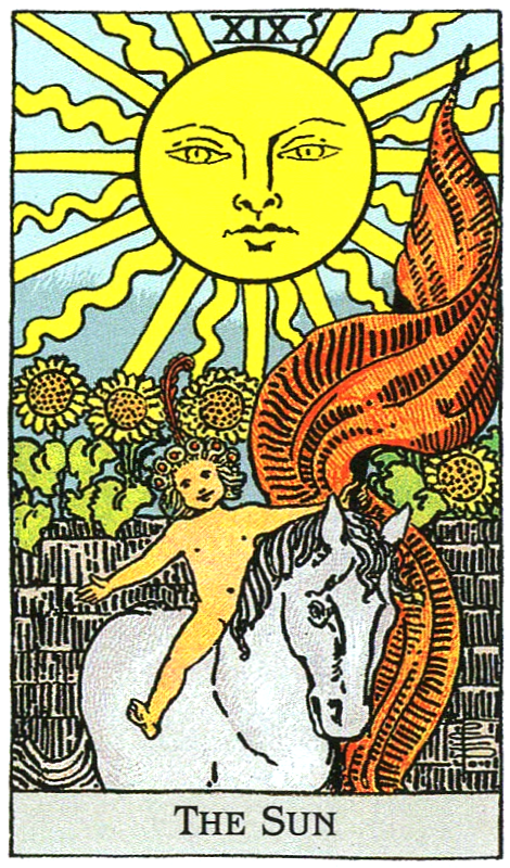 【タロット解説】19.太陽（THE SUN）まばゆい光に包まれ、最高の祝福を浴びる時